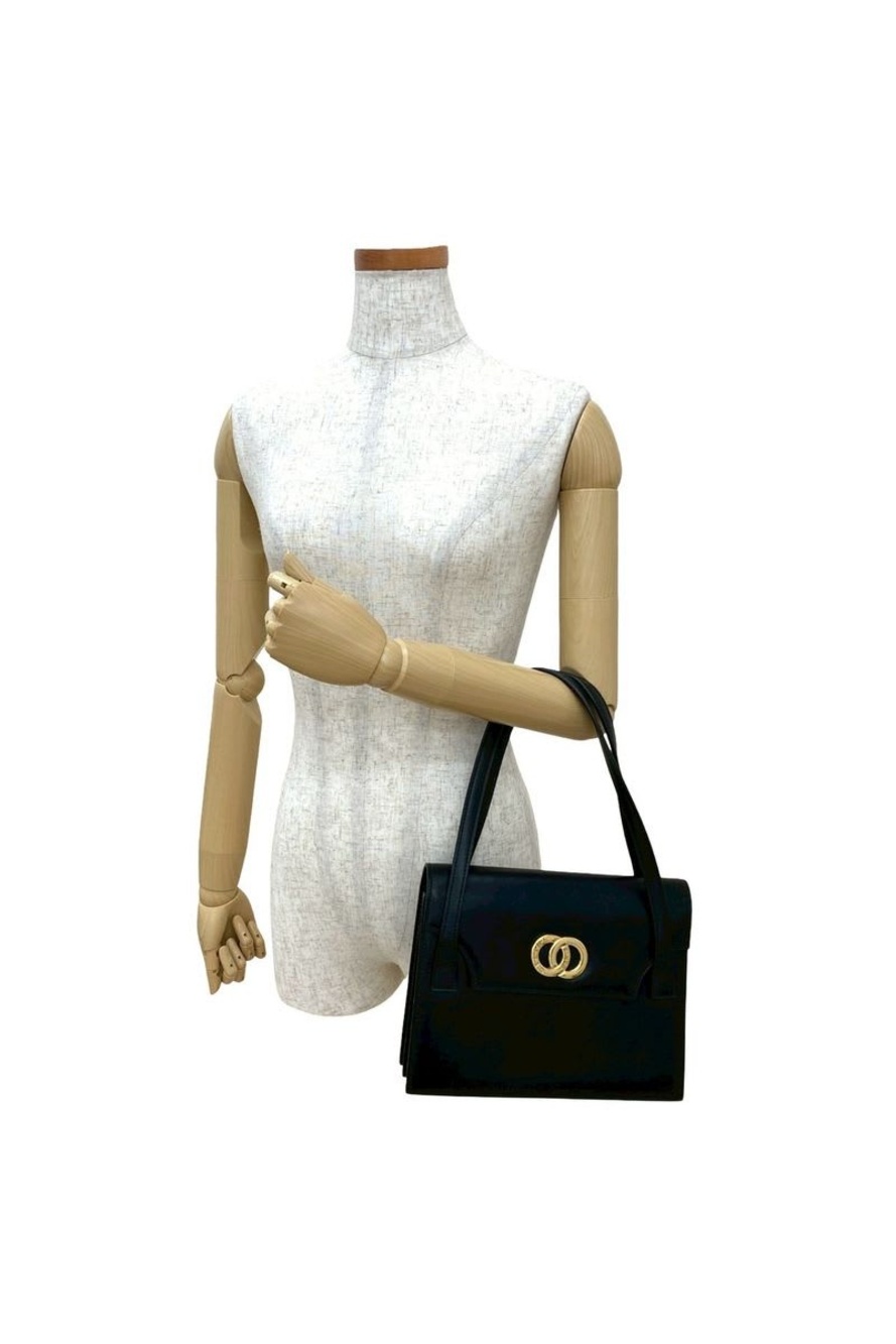 Celine Vintage Circle Logo Hardware Calf Leather Handbag Mini - Picture 2 of 8